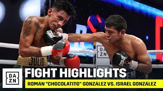 HIGHLIGHTS  Román quotChocolatitoquot González vs Israel González [upl. by Wendeline]