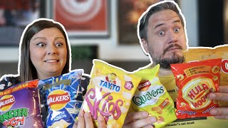 Americans Try British ChipsCrisps for the First Time [upl. by Moorefield407]