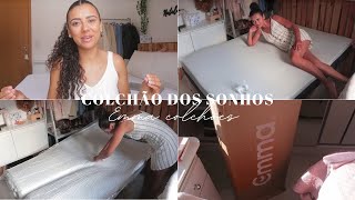 Unboxing do meu colchão novo  Emma Colchões [upl. by Stone]