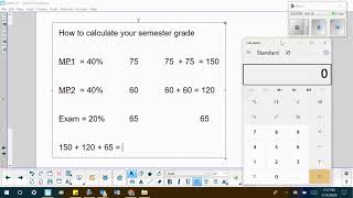 How to Calculate Your Semester Average [upl. by Suivatnom426]