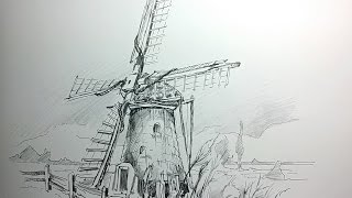 MOLEN tekenen voor beginners [upl. by Kacey766]