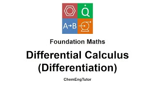 Foundation Maths Differential Calculus Differentiation [upl. by Bal]