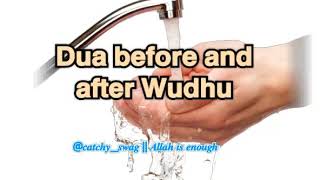 Dua Before and After Wudhu [upl. by Bonne704]