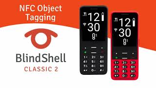 BlindShell Classic 2  NFC Object Tagging [upl. by Wadleigh]