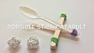 Popsicle Stick Catapult [upl. by Thurmond]