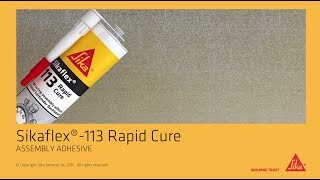 Sikaflex®113 Rapid Cure [upl. by Petta]