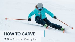 HOW TO CARVE  Ski better with these 3 TIPS [upl. by Ydassac]