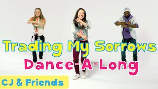 Trading My Sorrows  DanceALong with Lyrics  CJ and Friends Worship [upl. by Oconnor821]