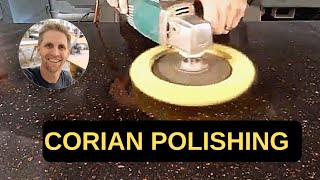 HowTo Solid Surface Countertop Finishing and Polishing  Part 2 [upl. by Kernan]