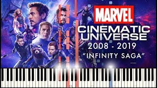 Marvel Studios INFINITY SAGA  The Piano Medley [upl. by Milford541]