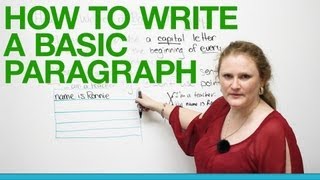 How to write a basic paragraph [upl. by Zwick]