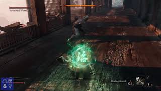 Sekiro Armored Warrior Boss Gameplay [upl. by Ettenuahs]