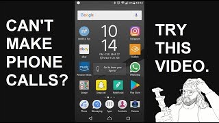 Fix Cant Make or Receive Calls on Android  Sony Xperia [upl. by Aniaj]
