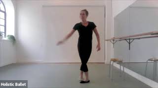 How to do glissade ballet class tutorial beginner level [upl. by Ahsinik]