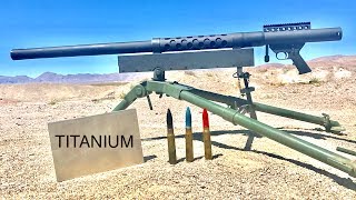 20MM VS TITANIUM  WILL TITANIUM STOP A CANNON [upl. by Annayehc]