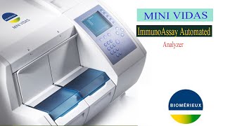 Mini VidasImmunoassay Analyzer Hormone machine BiomerieuxFrance details [upl. by Aikenahs]