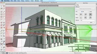 SketchUp Training Series Match Photo part 1 [upl. by Eyaf]