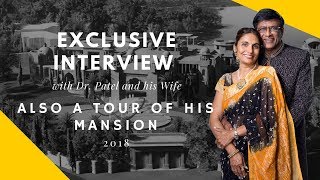 TOUR OF THE LARGEST MANSION IN FL EXCLUSIVE INTERVIEW WITH Dr PATEL AND HIS WIFE [upl. by Kienan]