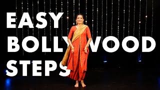 Easy Bollywood Dance Steps  Using one Footwork  Tanvi Karekar [upl. by Findlay]