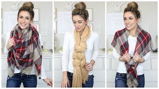 10 WAYS TO WEAR A SCARF [upl. by Januarius]