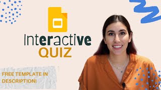 Create an Interactive Quiz Using Google Slides FREE TEMPLATE INCLUDED [upl. by Ancilin]