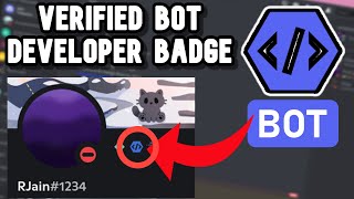 How to Get Verified Bot Developer Discord Badge 2024 [upl. by Astra]