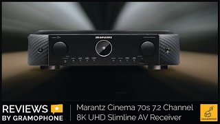 Marantz Cinema 70s 72 Channel 7 x 50 Watt 8K UHD Slimline AV Receiver with HEOS Builtin [upl. by Florian488]