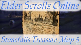 Stonefalls Treasure Map 5 Elder Scrolls Online [upl. by Ahsilem]