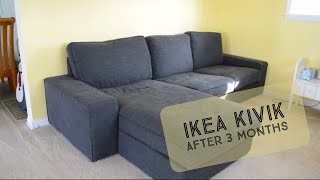 Our IKEA Kivik after 3 Months [upl. by Ybrik]