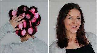 15 min zachte rollers look ❤ haar tutorial  Beautygloss [upl. by Cleres]