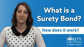 What is a Surety Bond amp how does it work [upl. by Olegnalehcim]