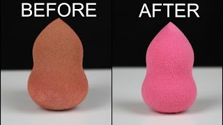 How To Clean Makeup Sponges  Easy amp Cheap Way  Primark  AD [upl. by Nniw]