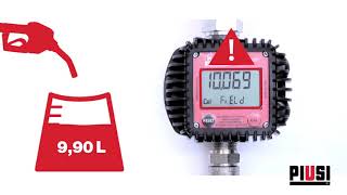 Piusi K400 Fuel Flow Meter  Calibration [upl. by Arocahs]