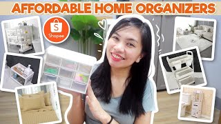 Affordable and Useful Home organizers  Shopee Finds [upl. by Acsot]