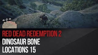 Red Dead Redemption 2  Dinosaur Bone Locations 15 [upl. by Kauslick]