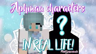 Aphmau Characters in REAL LIFE 100 True [upl. by Aicirpac]