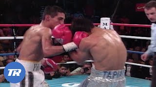 Erik Morales vs Marco Antonio Barrera 1 Round 5  GREAT ROUNDS IN BOXING [upl. by Zerep481]