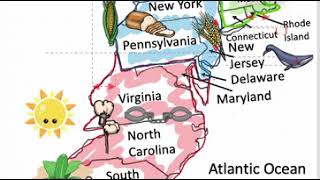 Economy and Geography of the Regions of the 13 Colonies [upl. by Kenelm]