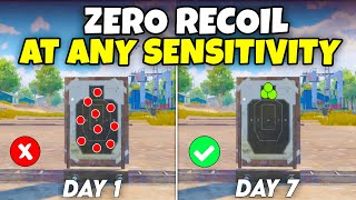 How To Get ZERO RECOIL at Any Sensitivity  Zero Recoil Sensitivity  BGMIPUBG Mobile [upl. by Noyek826]