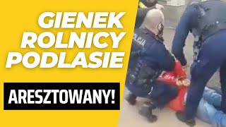 GIENEK z Rolnicy Podlasie ARESZTOWANY ATAK POLICJI na Gienka i Andrzeja [upl. by Evot]