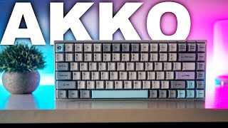 Unboxing and Review  Akko 3084 Best Bluetooth 75 Mechanical Keyboard [upl. by Willet]