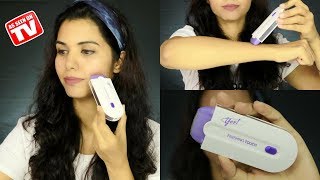 YES Finishing Touch Hair Remover Demo amp Review  omnistyles [upl. by Pascal346]