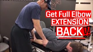 How To Improve Elbow Extension After Surgery [upl. by Offen]