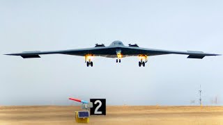 B2 Spirit Take Off and Landing US Air Force [upl. by Meyers]