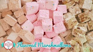 Homemade Marshmallow Recipe with 3 Amazing Flavors [upl. by Ekeiram]