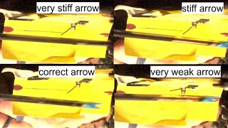 Slow Motion Recurve Bow pressure button and arrow interactions [upl. by Pirzada585]