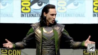 Loki Takes Hall H SDCC 2013 Comic Con FULL appearance [upl. by Mauri683]