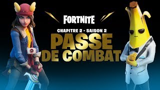 Fortnite Chapitre 2  Saison 2  Présentation du Passe de combat [upl. by Ahsiele289]