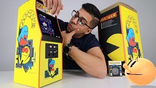 UNBOXING amp LETS PLAY  PacMan Quarter Scale Arcade Cabinet  Numskull [upl. by Nilrac314]