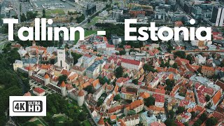 Tallinn  Estonia 4k HD [upl. by Nanreit]